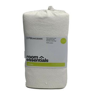 Room Essentials Jersey Standard Cotton Pillowcase